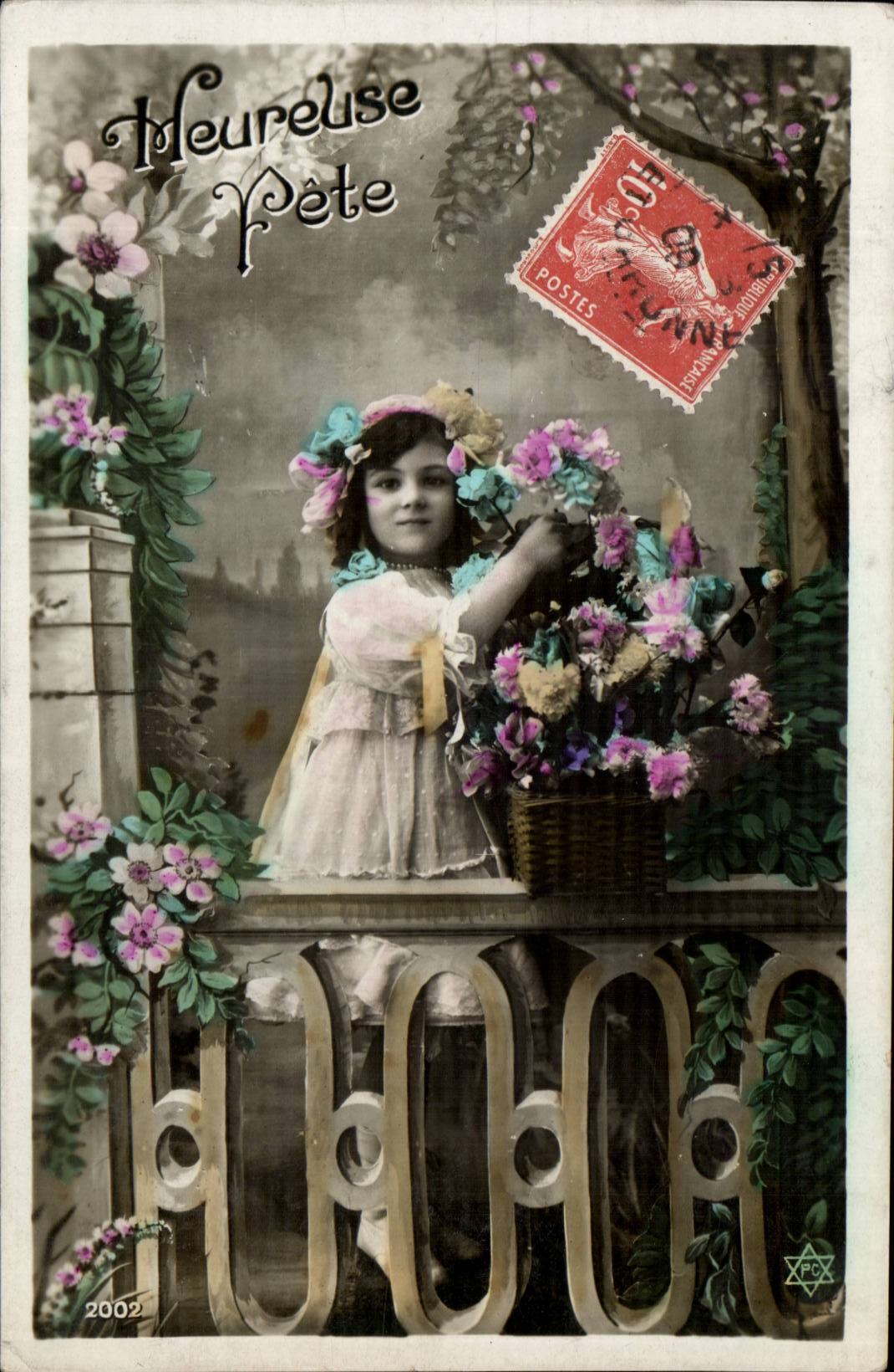 CPA FAntaisie Enfant Heureuse FEte