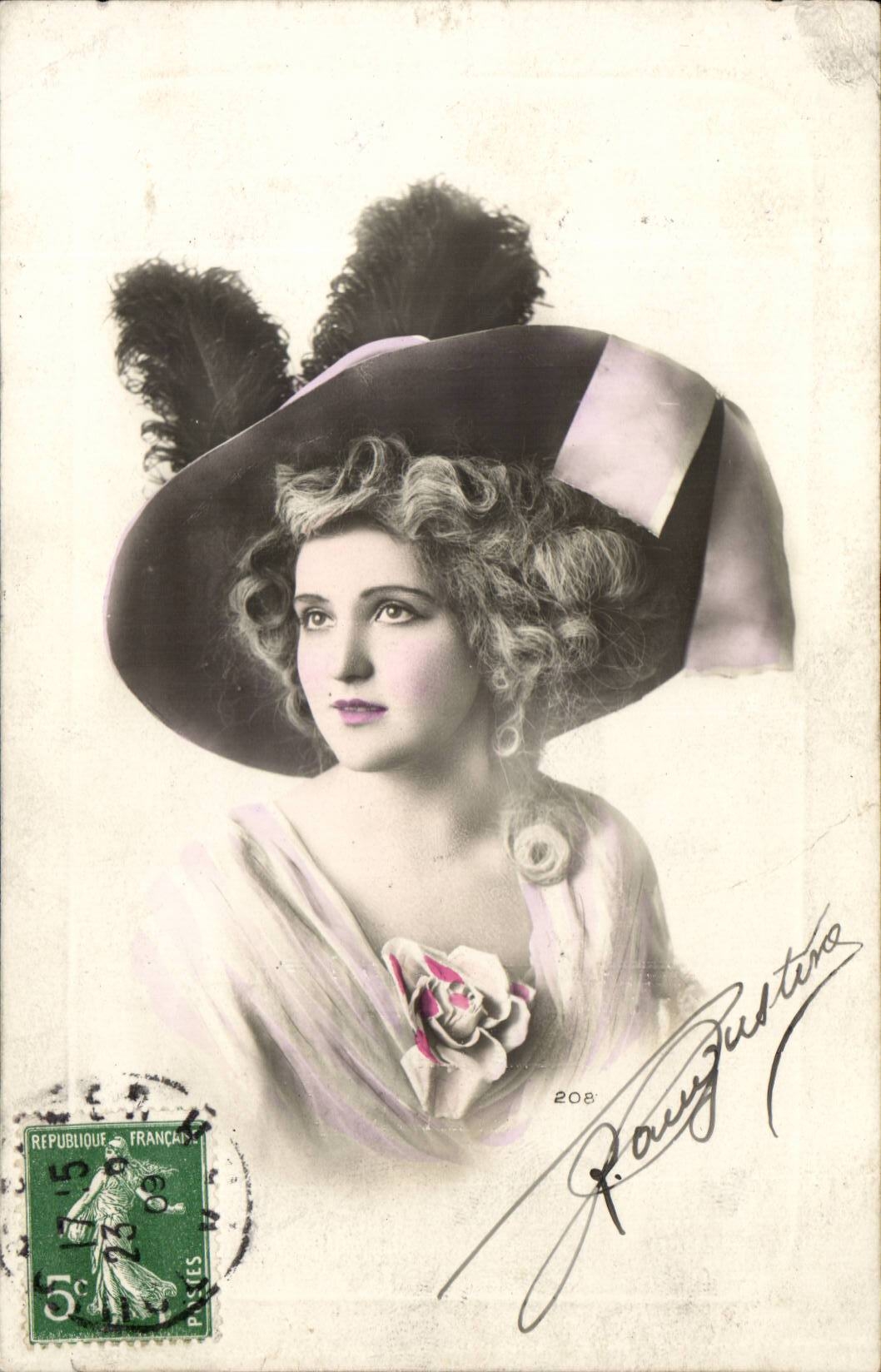 CPA FAntaisie Femme elegante