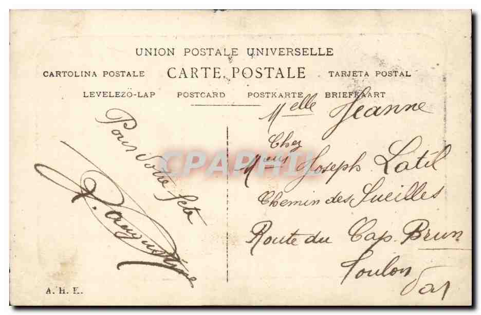 CPA FAntaisie Femme elegante — Verso