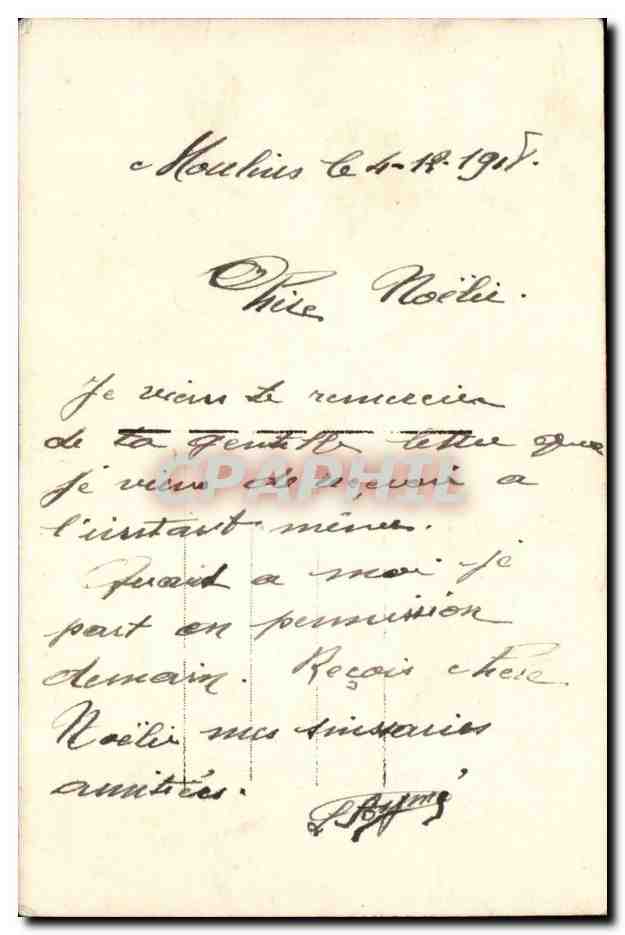 CPA Fantaisie Couple — Rückseite