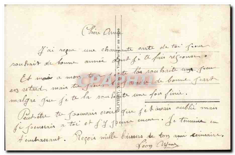 CPA Fantaisie Couple Le charme par la grace — Rückseite