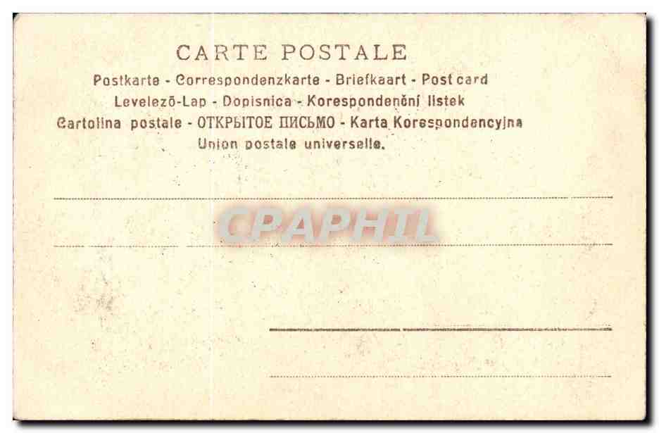 CPA Fantaisie Folklore Tyrol Autriche Austria Couple — Verso
