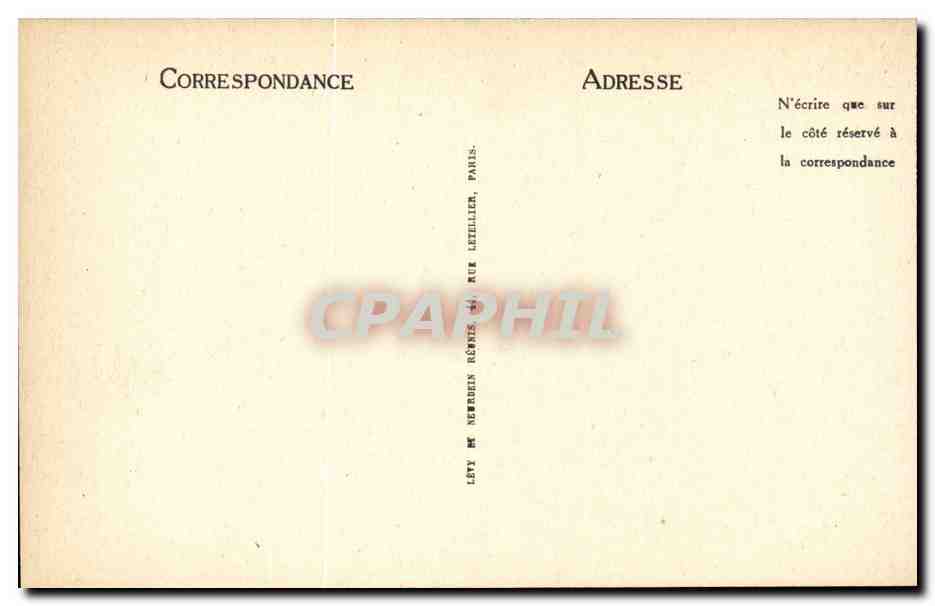 Cathédrale de Chârtres — L'Assomption de la Vierge — éditeur Bridan, n° 16 — Verso