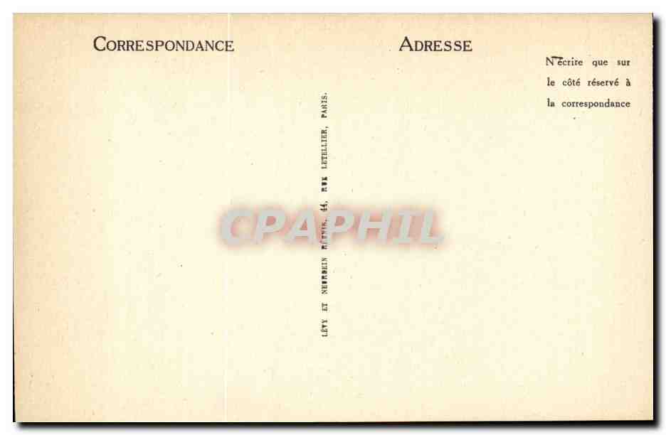 Chartres CPA Chapelle Saint Piat — Verso