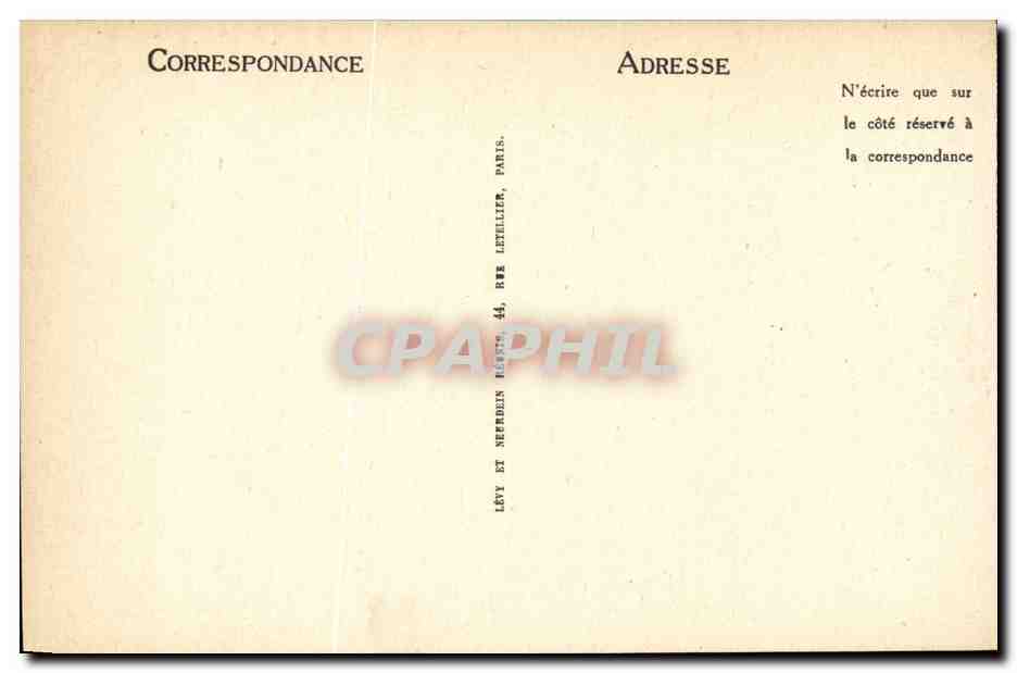 Chartres CPA Cathedrale Notre dAme sous terre — Verso