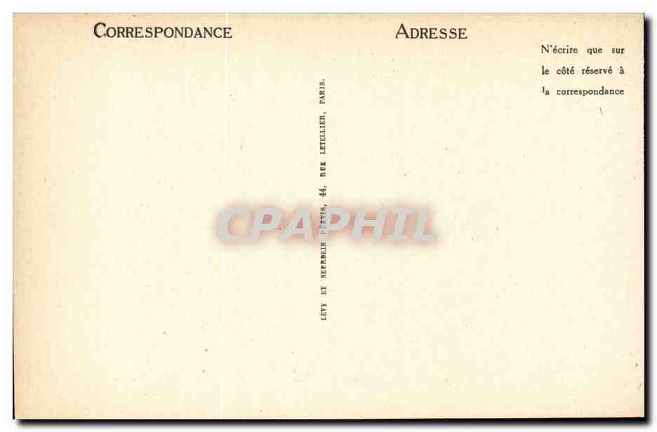 Chartres CPA Cathedrale Tour du choeur (16eme) — Verso