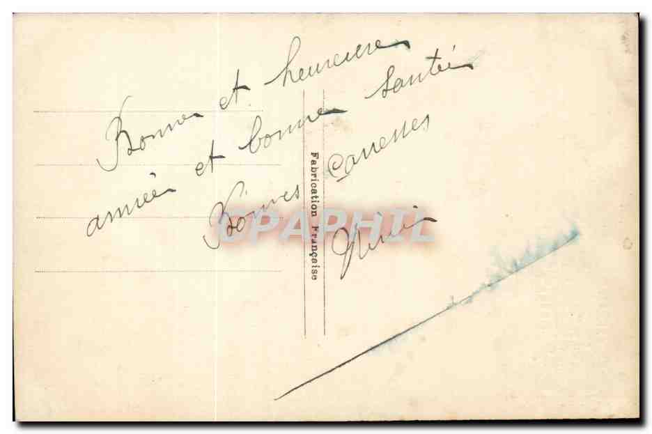 CPA Fantaisie Enfants Bonne annee — Verso