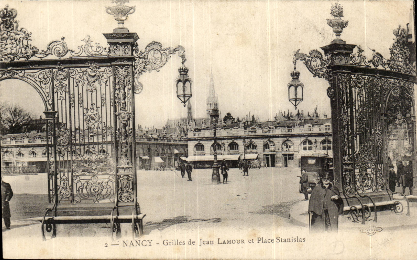 Nancy - Grilles de Jean Lamour et Place Stanislas - CPA 