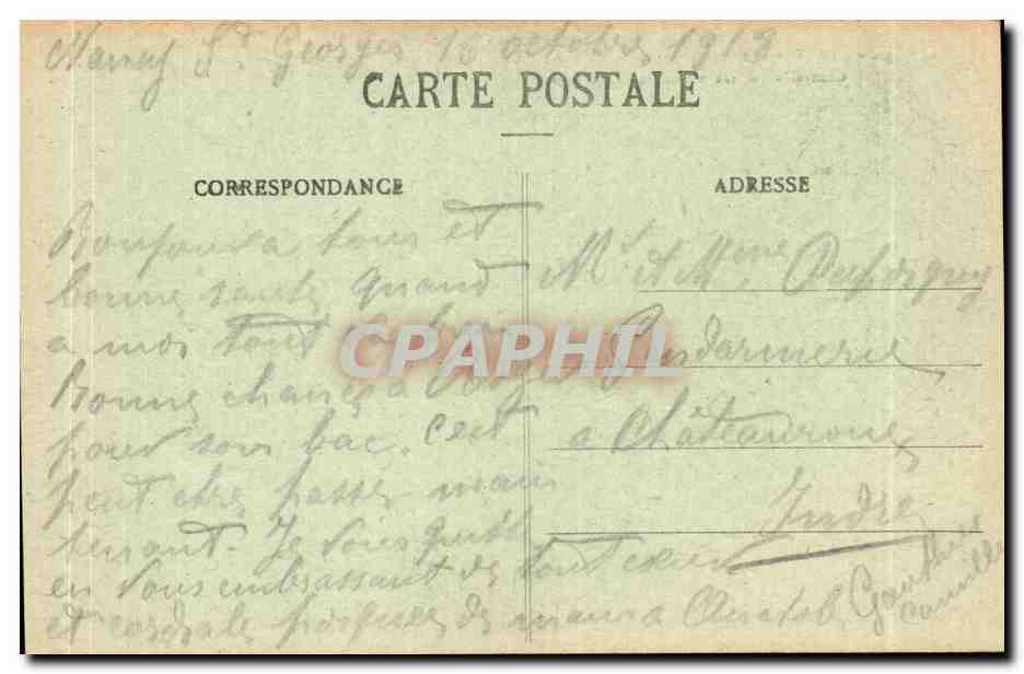 Nancy - Vue Generale prise de la Cure d'air - CPA  — Verso