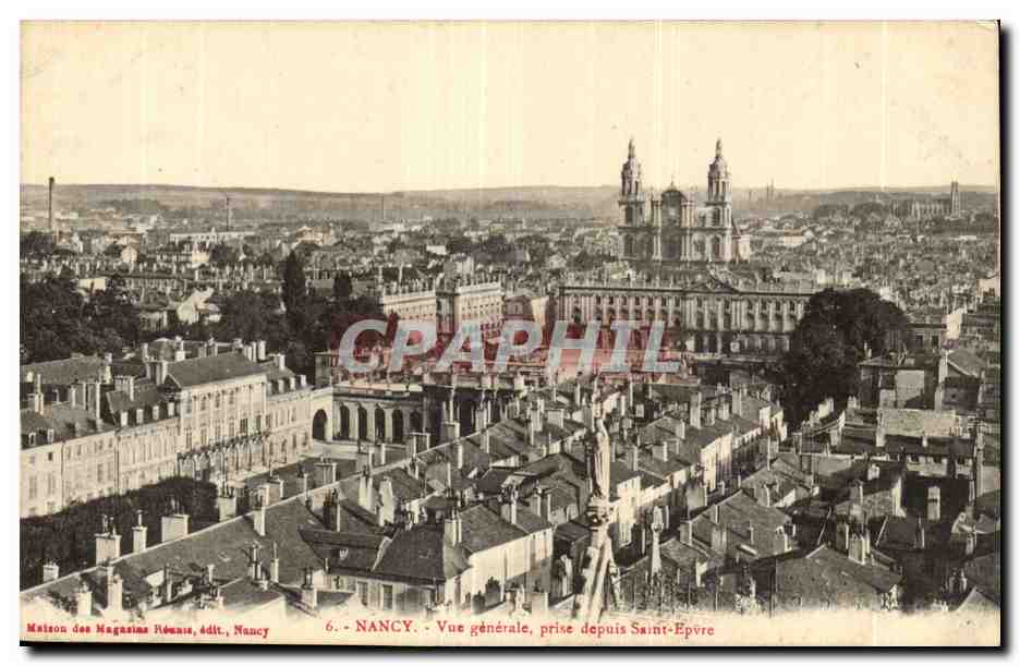 Nancy - Vue Generale prise depuis Saint Epvre - CPA 