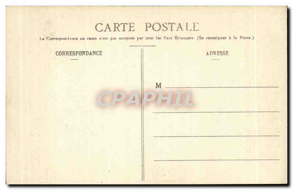 Nancy - Hotel de Vile Le Grand Salon - CPA  — Rückseite