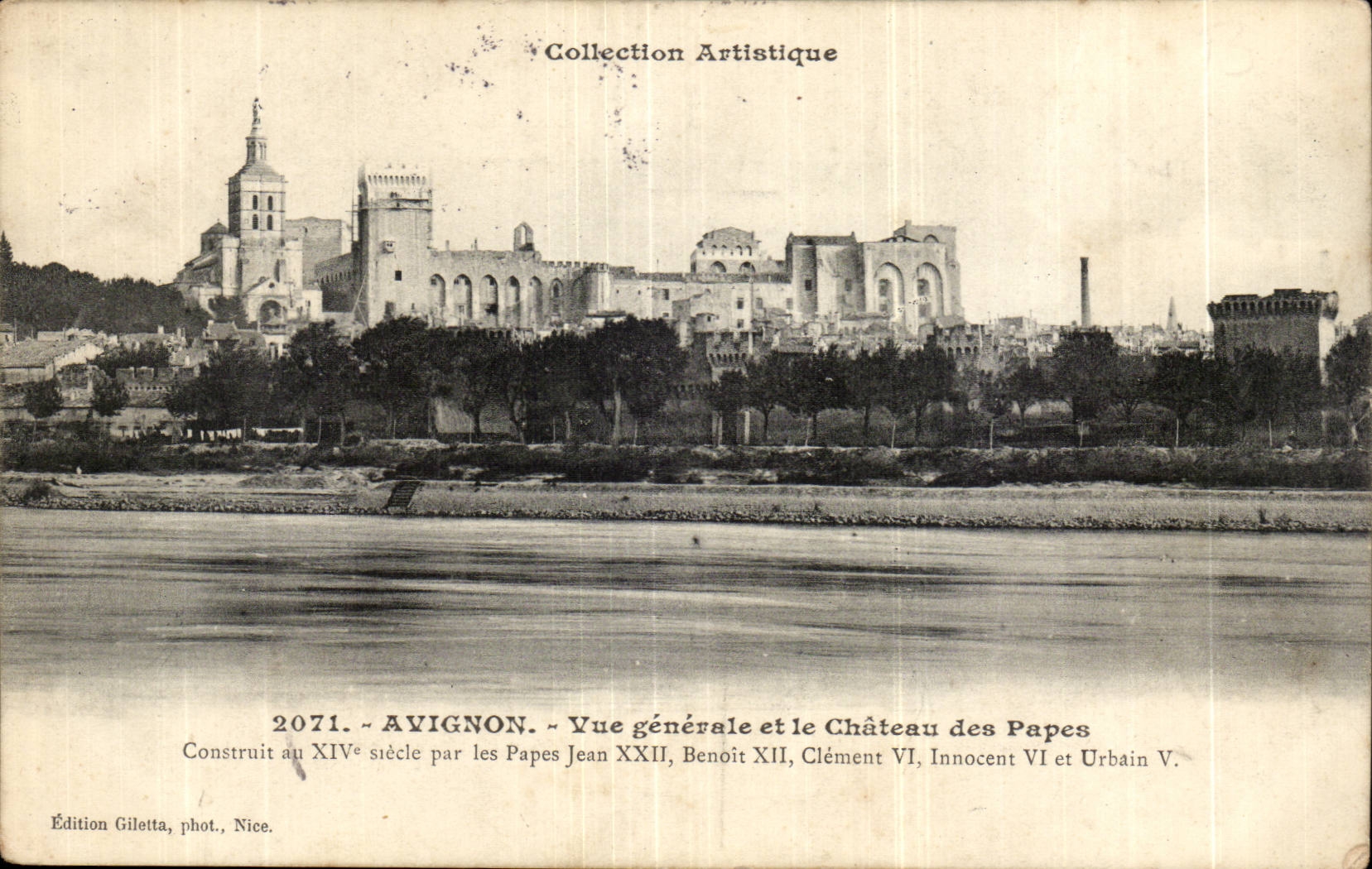 Avignon- Vue Generale et le Chateau des Papes - CPA 
