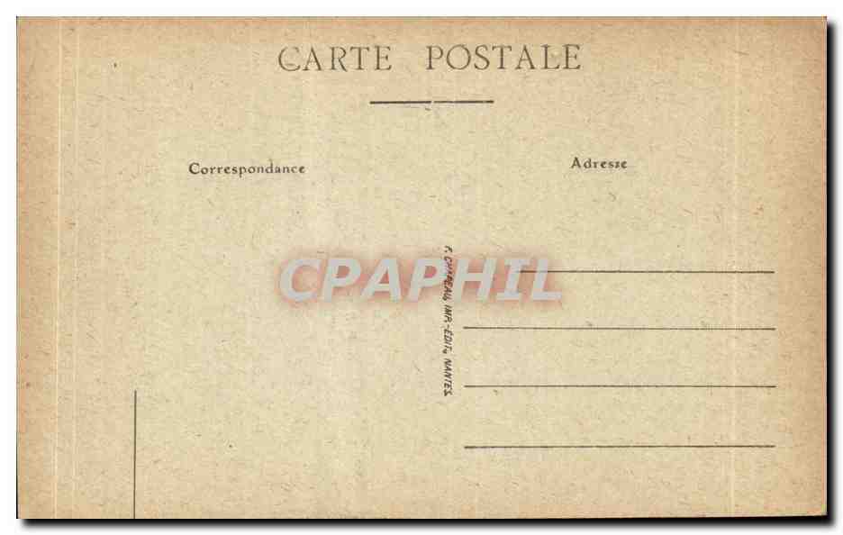 Nantes - Le Chateau les Grosses Tours - CPA  — Rückseite