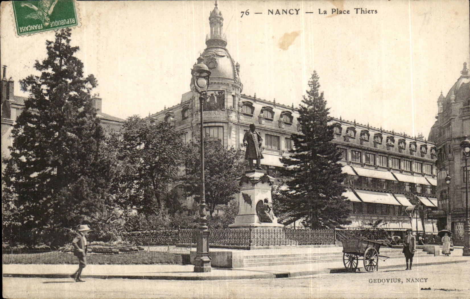 Nancy - La Place Thiers - CPA 