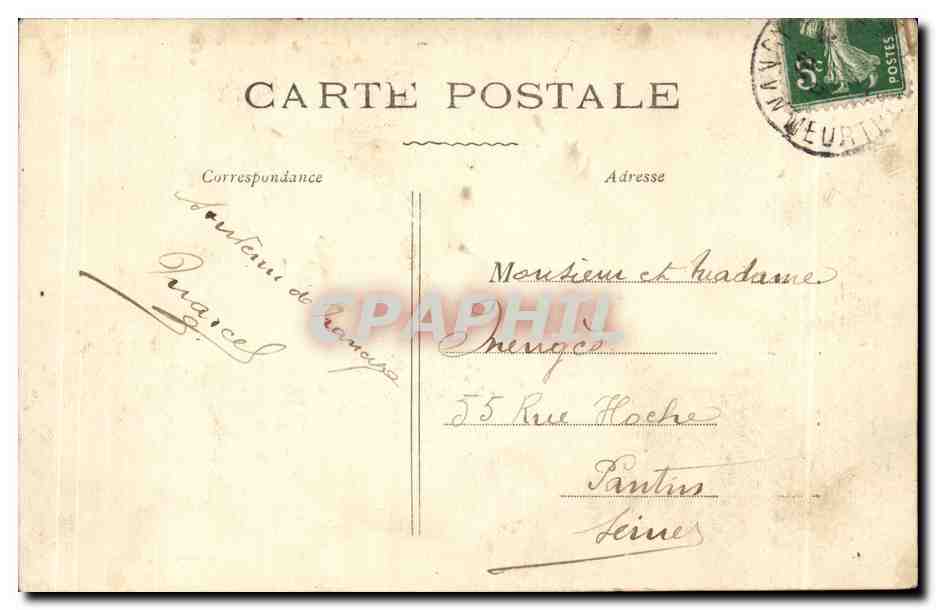 Nancy - La Place Thiers - CPA  — Verso