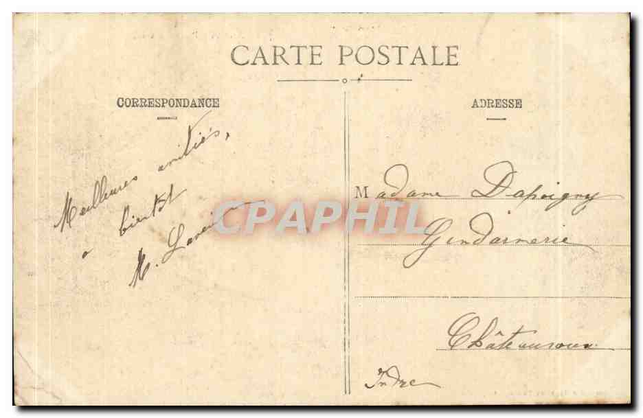 nancy - Place Thiers - CPA  — Verso