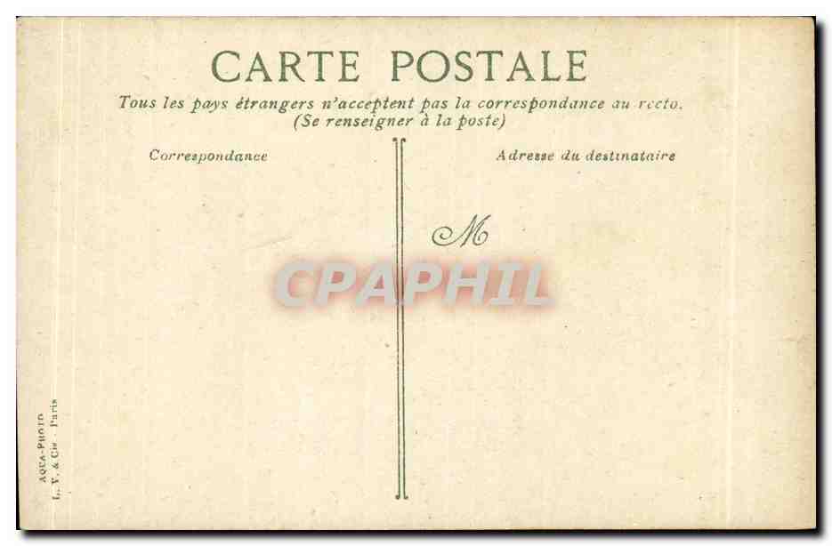 Nancy - Place de la Carriere Palais de Gouvernement - CPA  — Verso