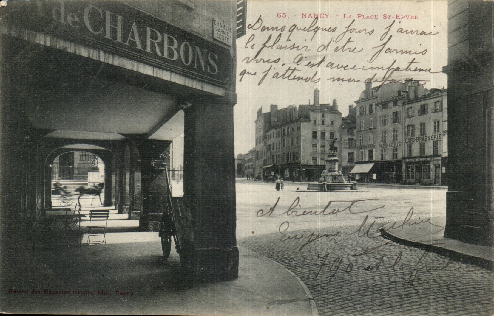 Nancy - Place St-Epvre — Verlag Maison des Magasins Neuns, n° 65