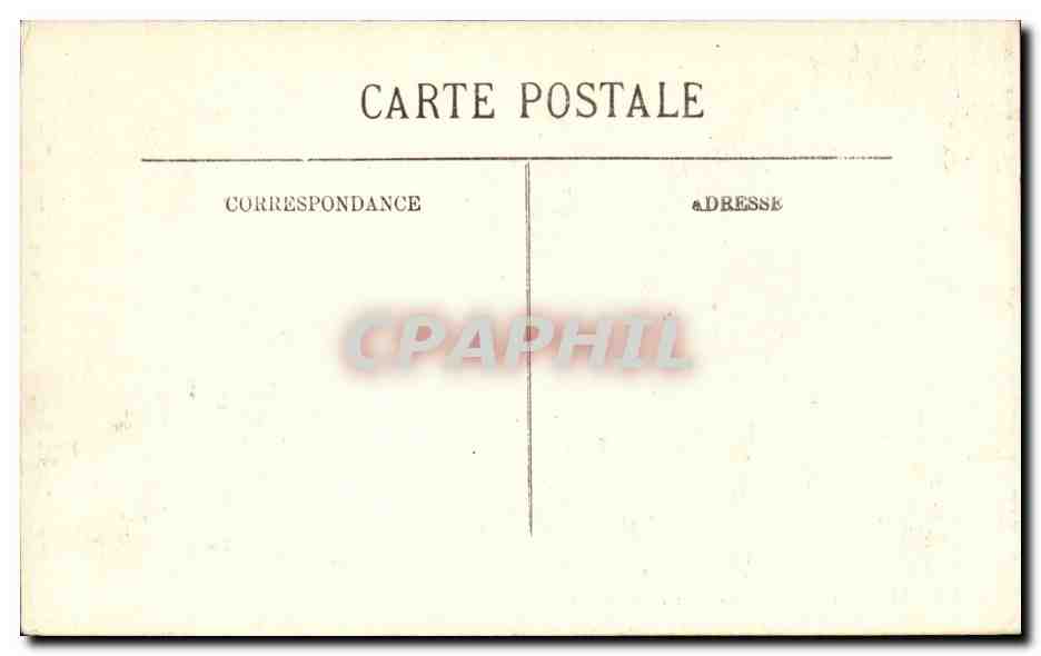 Pierrefonds CPA Le chateau — Rückseite