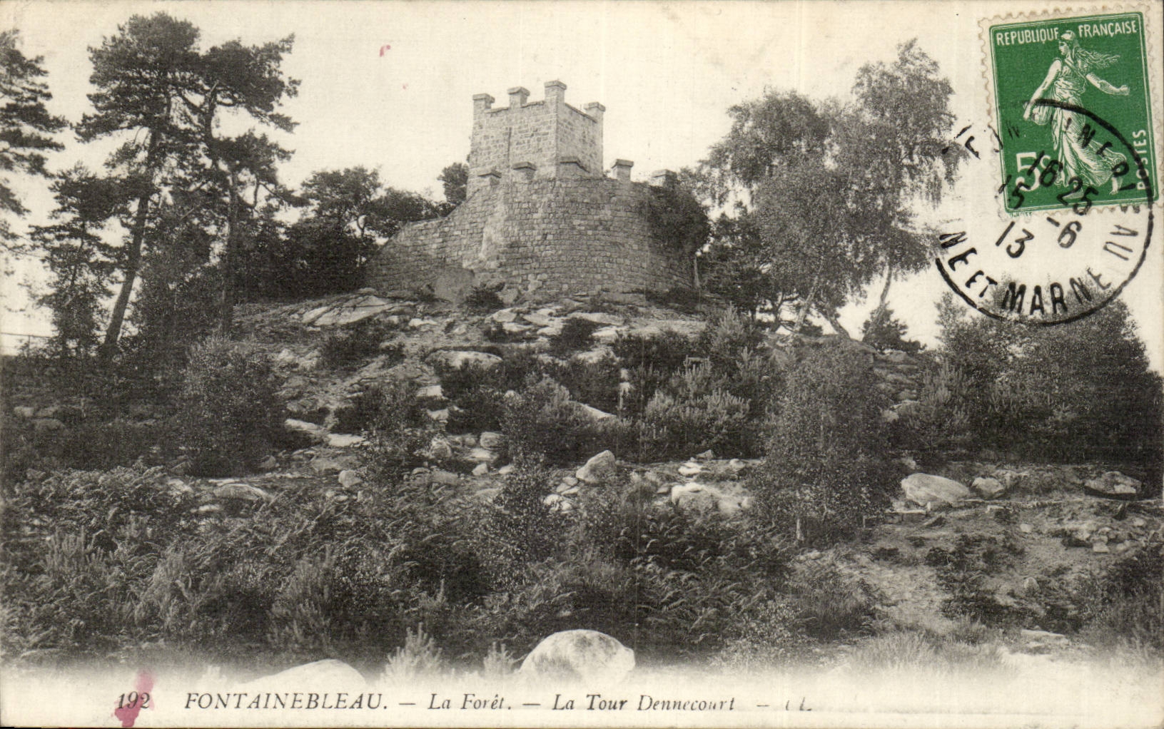 Fontainebleau — Die Wälder — La Tour Denne-court — (L.)