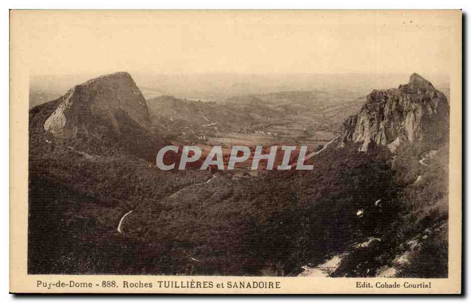 Puy-de-Dôme - 888. Roches TUILLIÈRES et SANADOIRE — Edit. Cobade-Courtial
