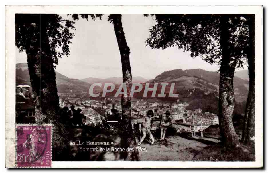 CPA Auvergne Sommet de la roche aux fees (enfants)