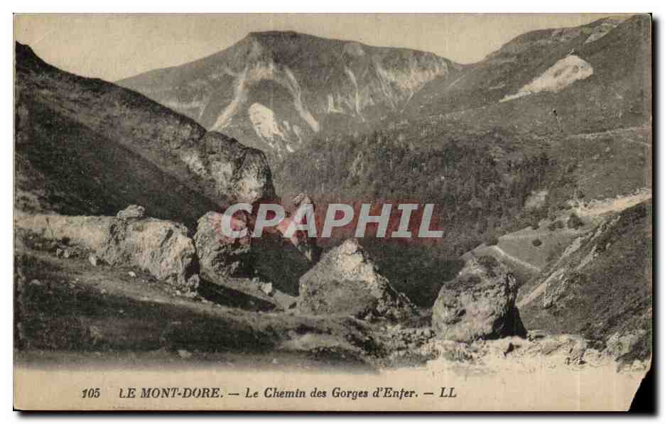Le Mont-Dore — Le Chemin des Gorges d'Enfer — LL