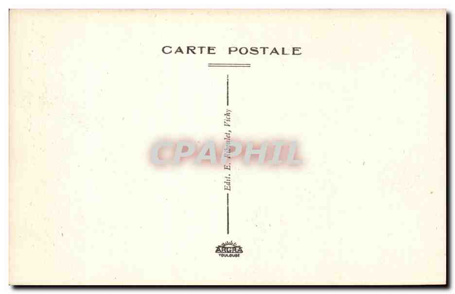 Vichy CPA Etablissement thermal — Verso