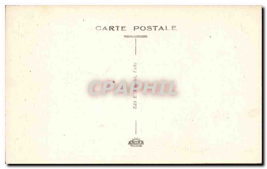 Vichy CPA Promenade Un coin des nouveaux parcs — Verso