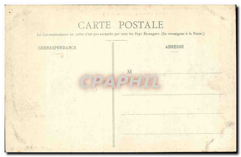 Vichy CPA entree principale du casino — Rückseite