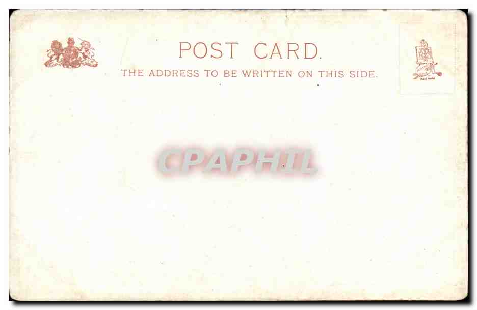 CPA Fantaisie The village Belle Femme — Verso