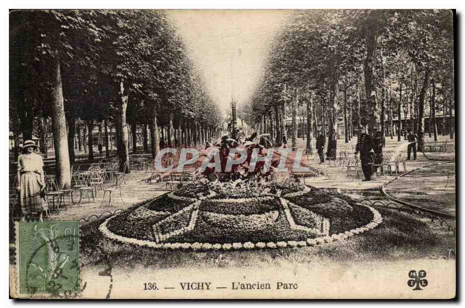 Vichy CPA L'ancien parc