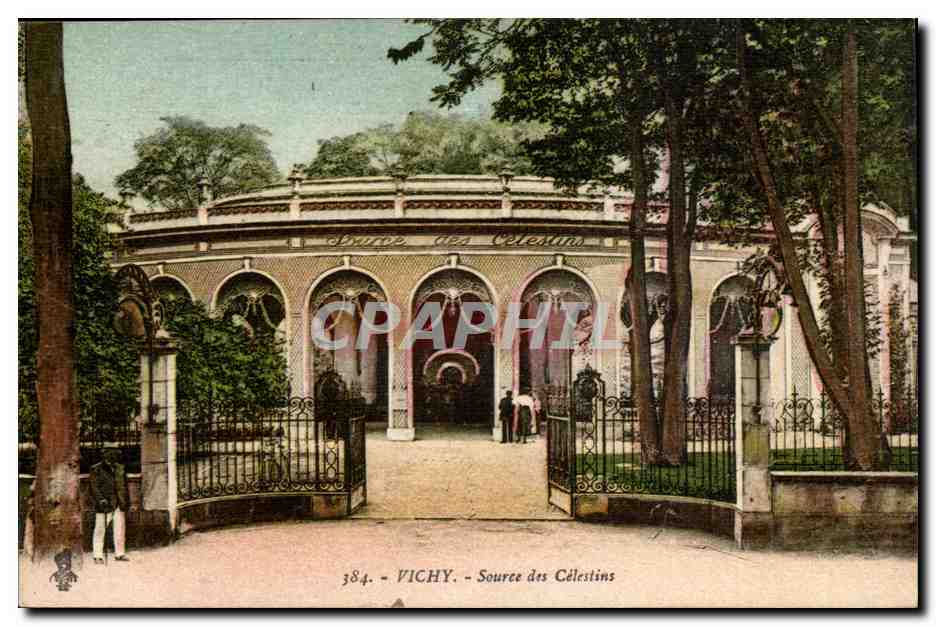 Vichy CPA Source des CElestins