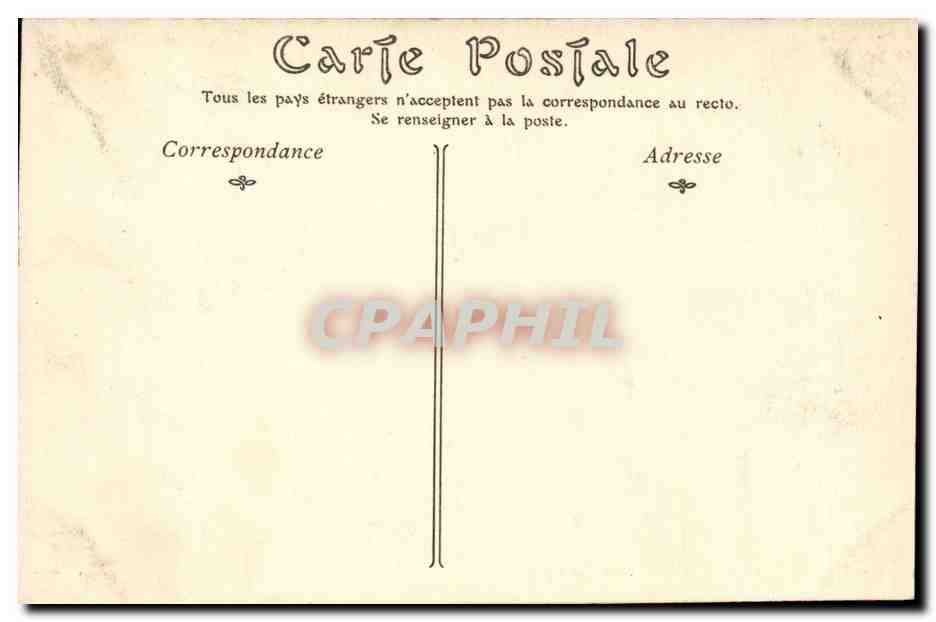 Vichy CPA Vue sur l'Allier — Verso