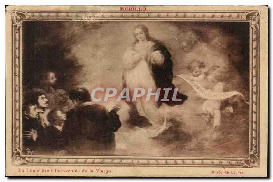CPA Murillo Musee du Louvre La conception immaculee de la vierge