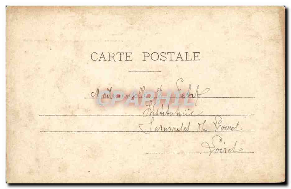 Fantaisie CPA Le Liseron Femme — Rückseite