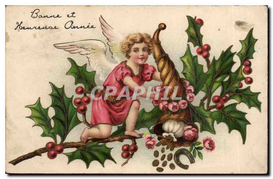Chercheur de Noël — Ange aux houx — éditeur non visible