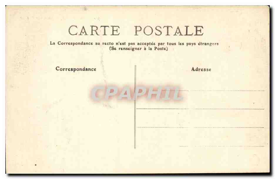 Vichy CPA Le pont sur l'allier (lavandieres) — Rückseite