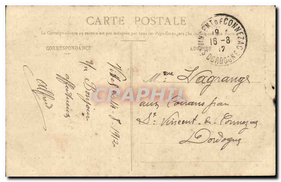 Domméry - À l'intérieur de la maison natale de Jeanne d'Arc — Collection Jeanne d'Arc — Verso