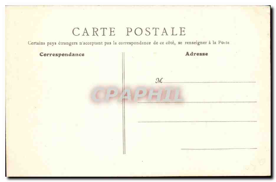 Nancy CPA Eglise Saint Epvre et place des Dames — Verso