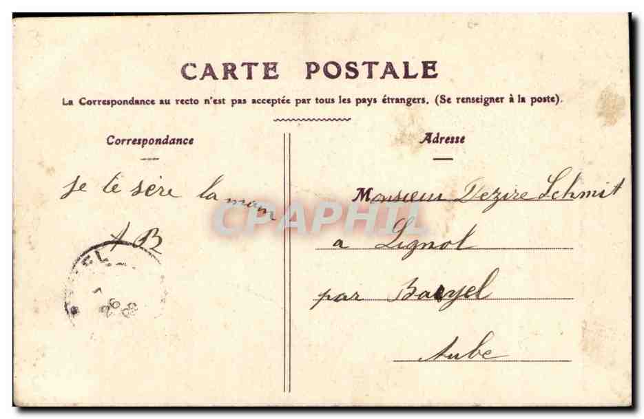 Nancy CPA porte de la Greffe  — Rückseite