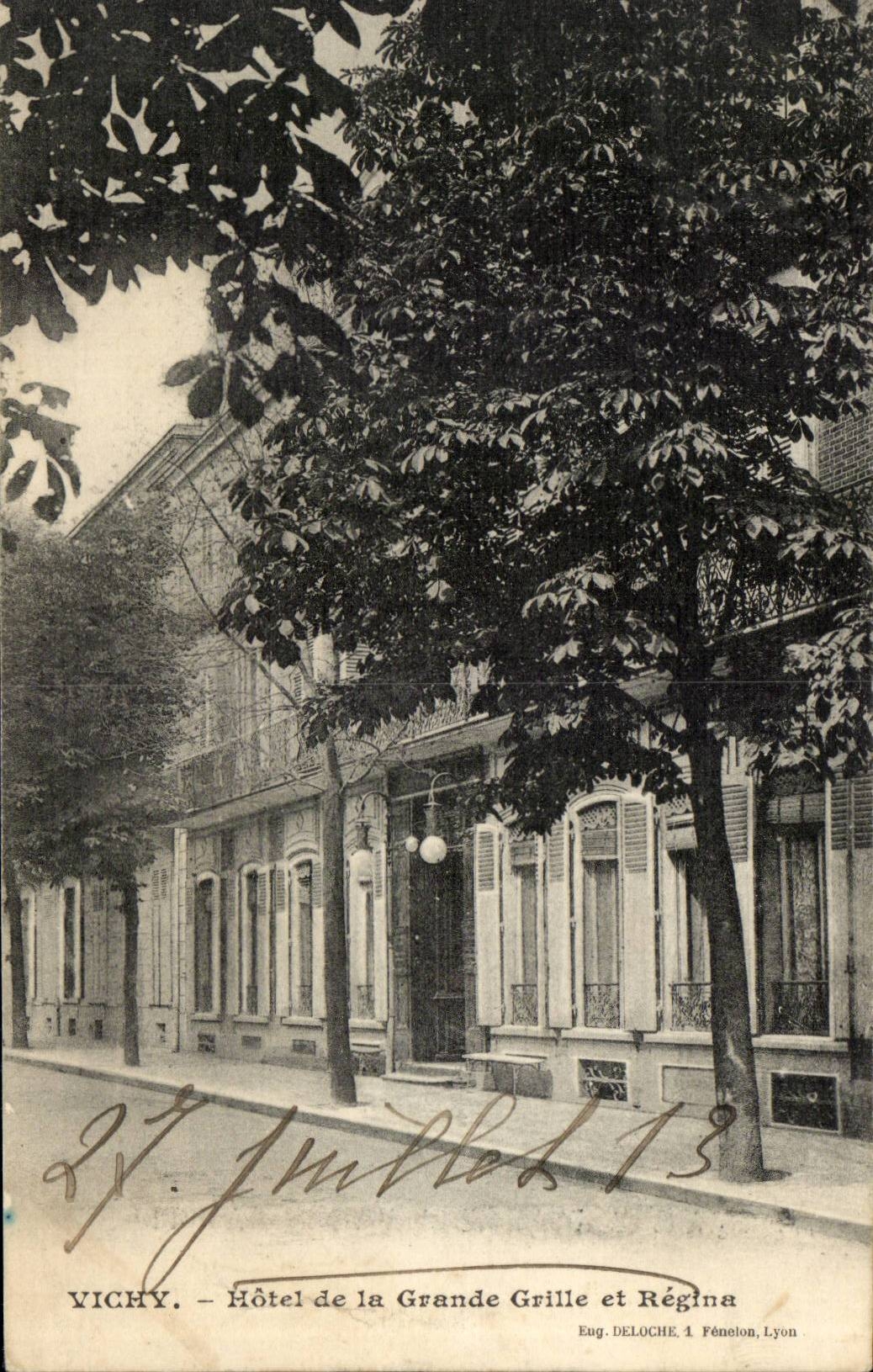 Vichy CPA Hotel de la grande GRille et Regina
