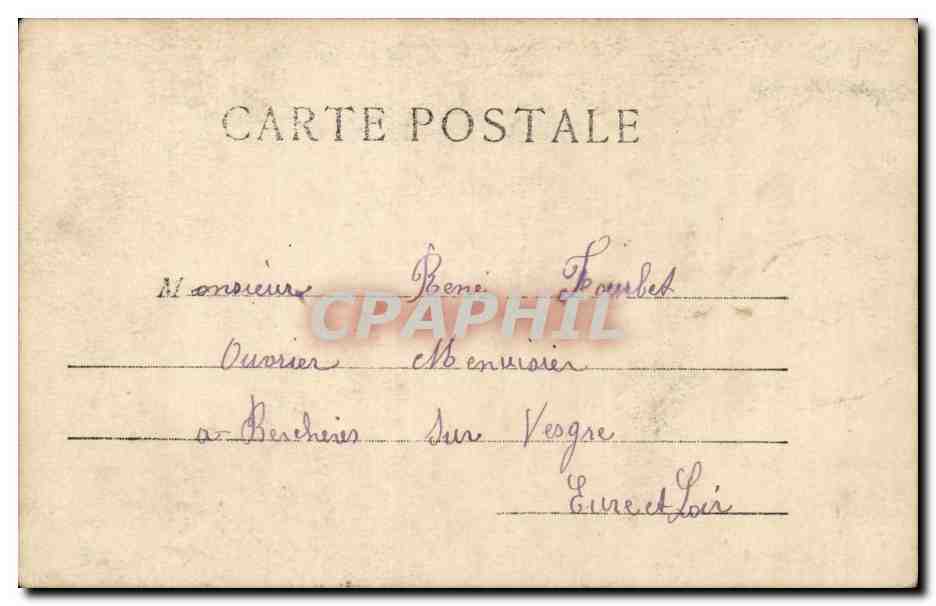 Fantaisie - couple - n'est il pas mon aimee bien preferable encore - CPA  — Rückseite