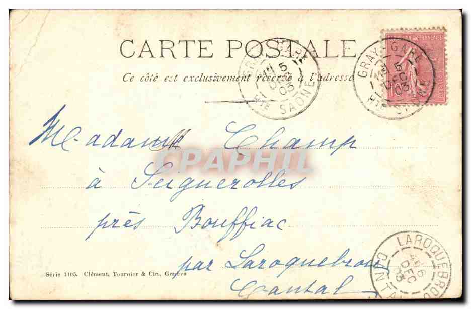 Fantaisie - Femme - Woman with bare shoulders - CPA  — Rückseite