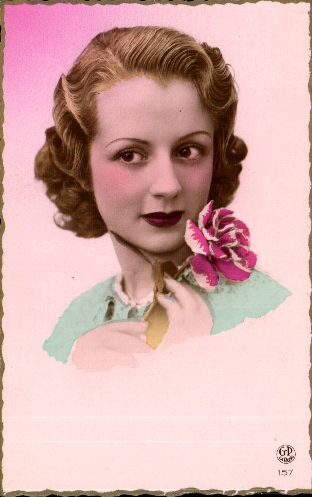 Fantaisie - Femme - Rose - CPA 