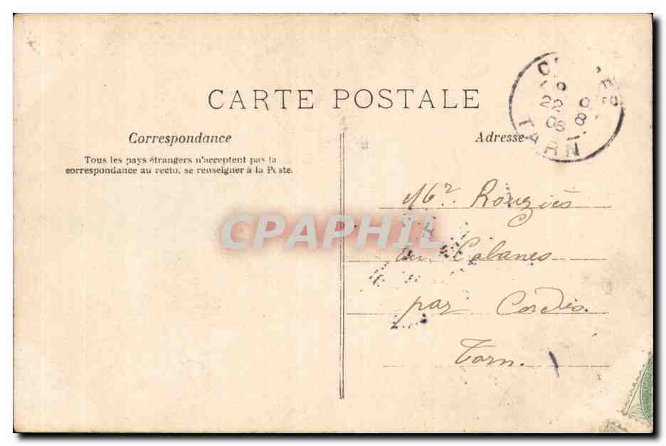 Fantaisie - Femme - Je suis ton ame fidele - l'amour - cupid - CPA  — Verso