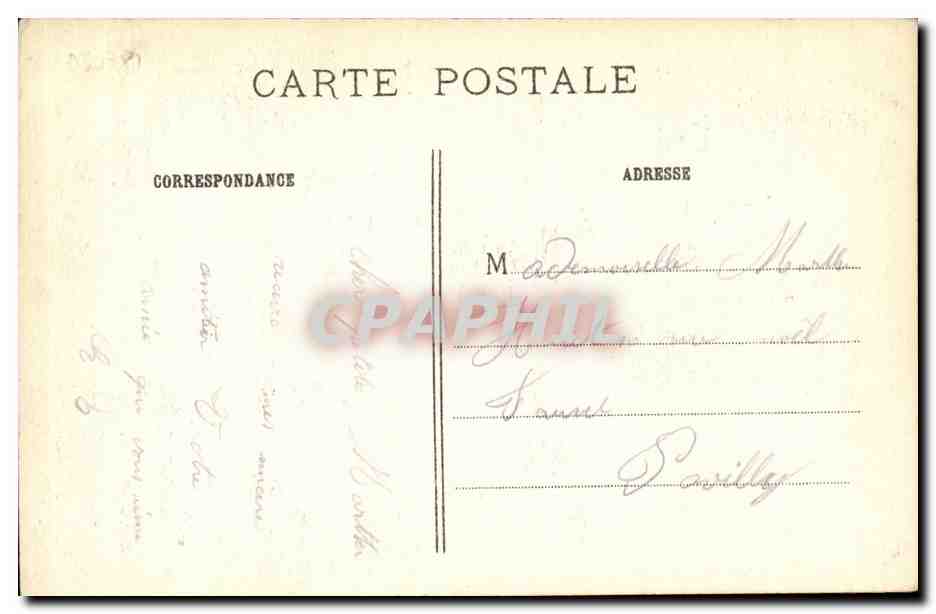 Vincennes — Le vieux Fort Chapitanx de la Chapelle côté Sud — E.M. n°1324 — Verso
