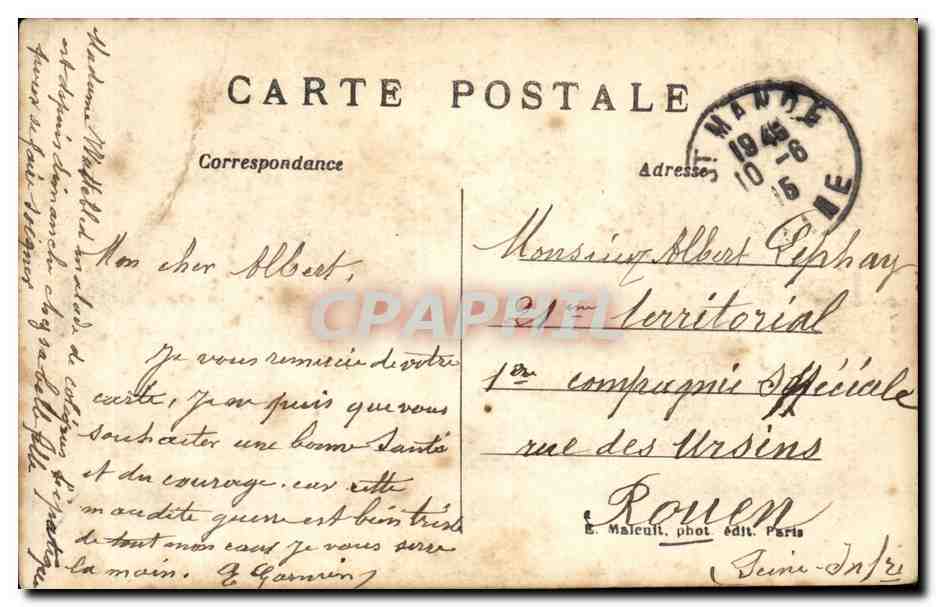 Vincennes — Le Donjon — Ancienne Résidence des Rois de France — Commencée sous Philippe-Auguste — E.M. — Reverso