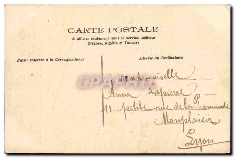 Fantaisie - Fleurs - Pensee - souvenir - pansies - CPA  — Rückseite