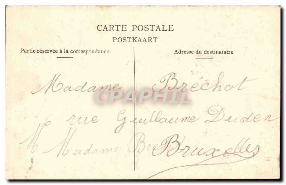 Belgique - Belgium - Groenendael - Allee vers le Chateau - CPA  — Rückseite